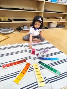 Montessori Colour Tablet Sensorial Activity